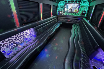 Hawthorne Limo Bus Interior