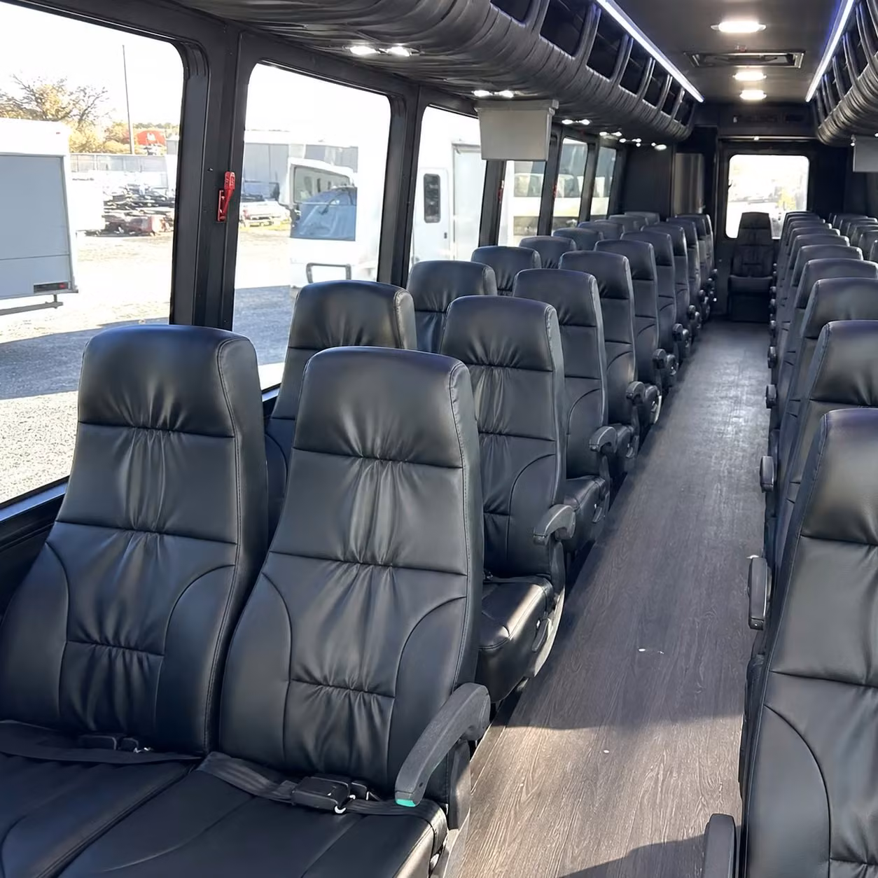 25 passenger minibus interior