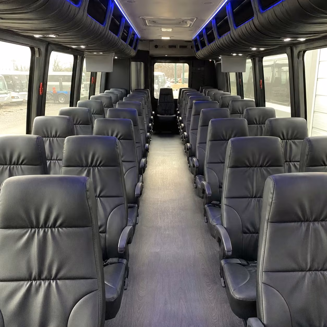 35 passenger minibus inside