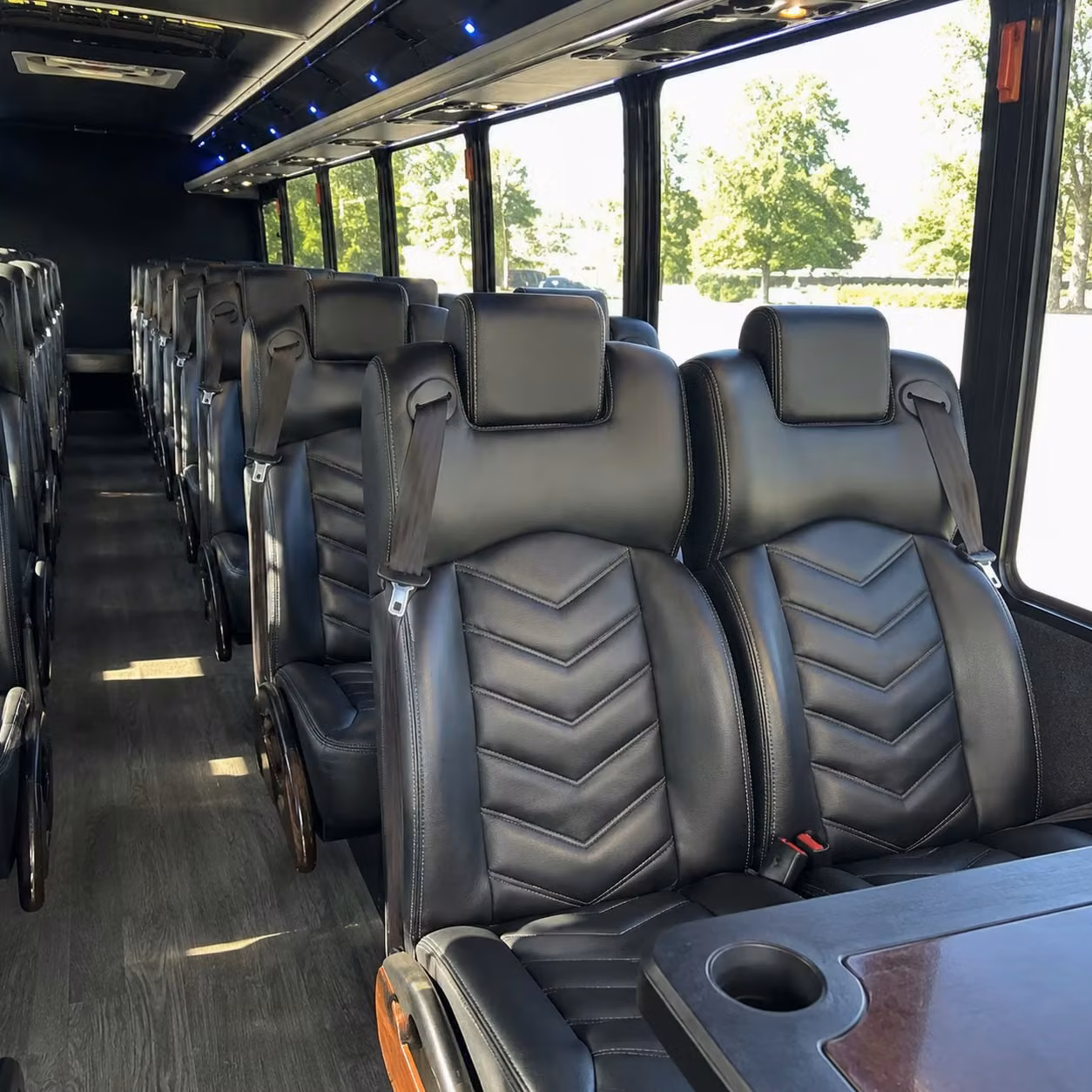 35 passenger minibus interior