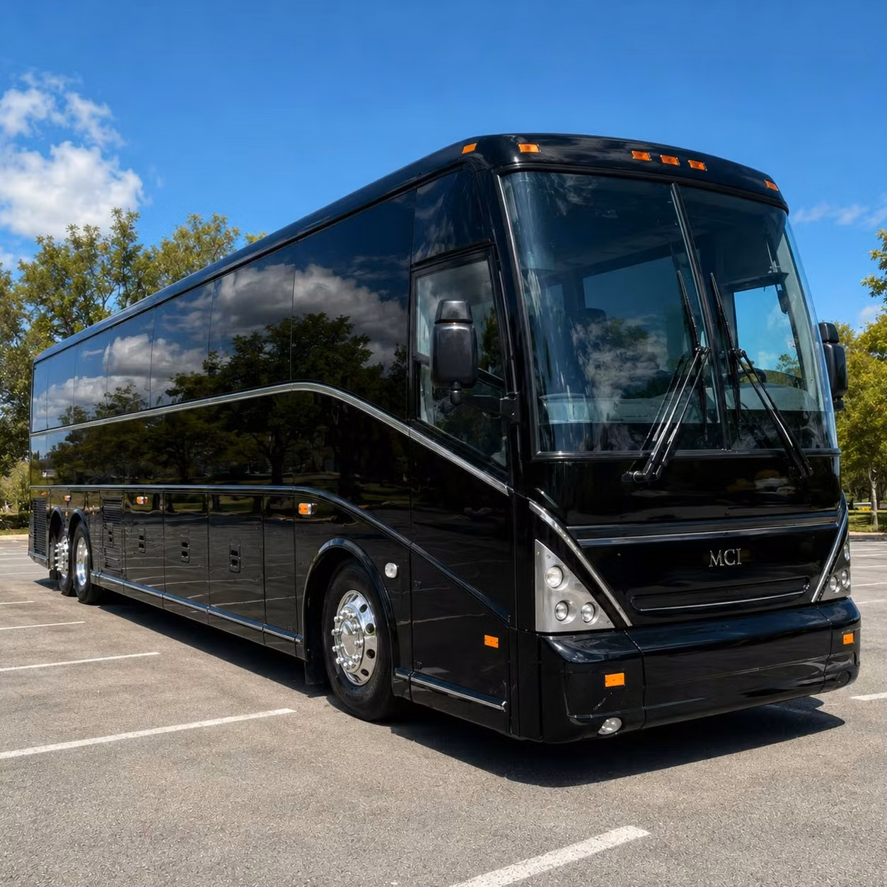 56 passenger charter bus