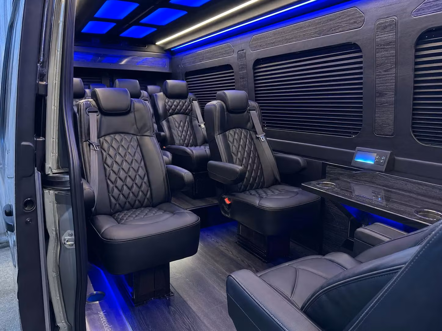 sprinter van transportation for groups and events across hawthorne